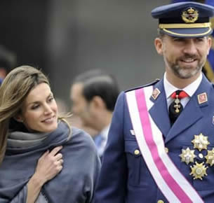 Famosas: Letizia Ortiz y Rey Felipe de Borbón